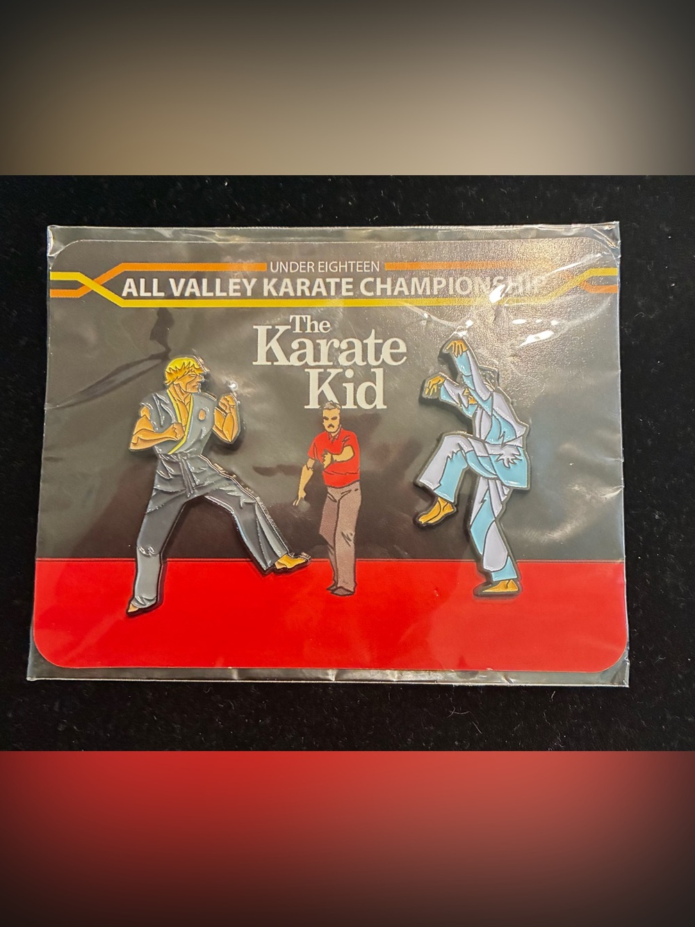 Loot Crate DX NWT Exclusive enamel pin set The Karate Kid Characters